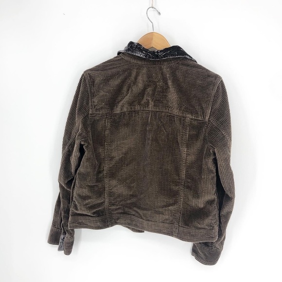 🍋 Y2K VINTAGE 90s MOM crushed velvet corduroy - Picture 2 of 6